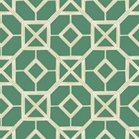 Livia Green Trellis Wallpaper