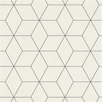 Lloyd Off-White Geometric Wallpaper