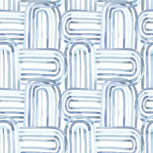 Lolly Teal Arches Wallpaper