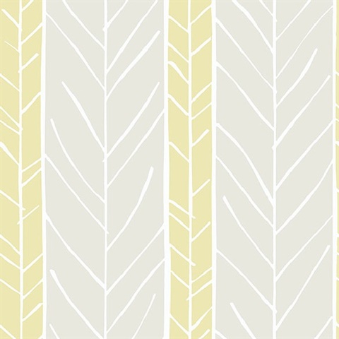 Lottie Yellow Stripe Wallpaper
