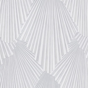 Lumiere White Deco Geo Wallpaper