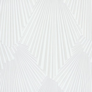 Lumiere White Deco Geo Wallpaper