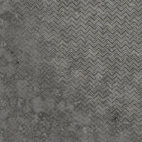Luna Charcoal Distressed Chevron Wallpaper