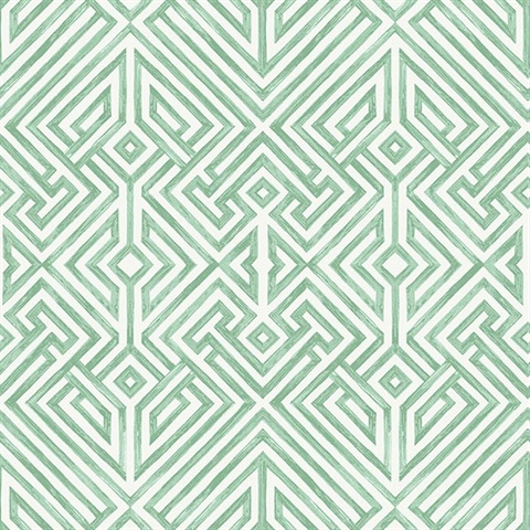 Lyon Green Geometric Key Wallpaper
