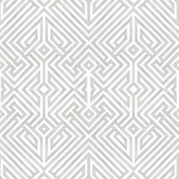 Lyon Silver Geometric Key Wallpaper