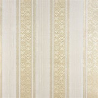 Mackenzie Gold Stripe Wallpaper