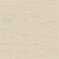 Maclure Champagne Striated Texture Wallpaper