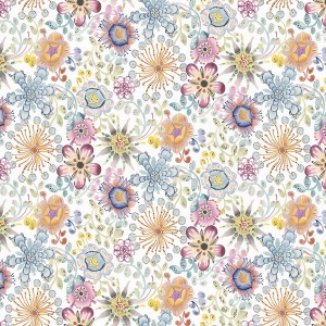 Magic Garden Multicolor Peel & Stick Wallpaper