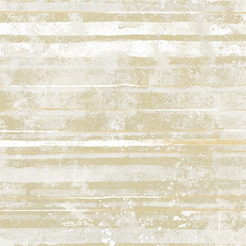 Makayla Light Yellow Stripe Wallpaper
