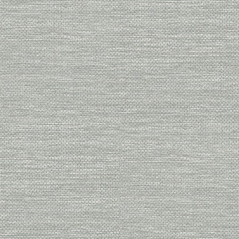 Malin Light Grey Faux Grasscloth Wallpaper
