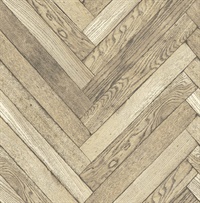 Mammoth Wheat Diagonal Wood Wallpaper