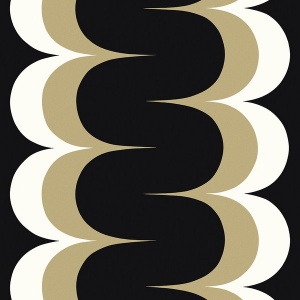 Mandolin Geometric Stripe Paper & Fog Wallpaper