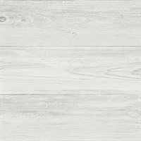 Mapleton Grey Faux Wood Wallpaper