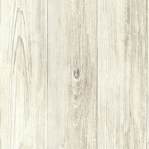 Mapleton Taupe Faux Wood Wallpaper