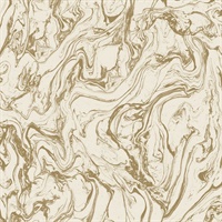 Marble Gold Peel & Stick Wallpaper