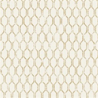 Elodie Gold Geometric Wallpaper