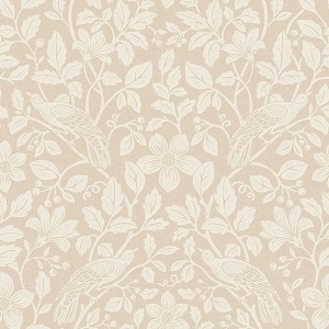 Marlow Bone Bird Vine Wallpaper