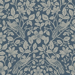 Marlow Bone Bird Vine Wallpaper
