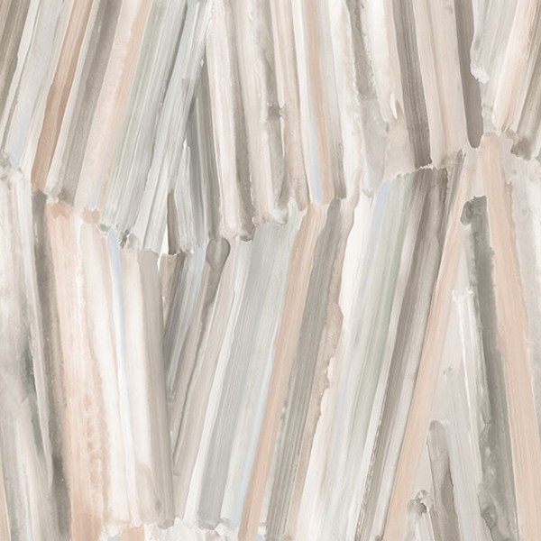 Masterwork Champagne Brushstrokes Wallpaper