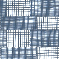Maxwell Blue Geometric Wallpaper