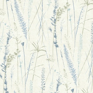 Meadow Splendor Salmon Wallpaper