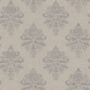 Medallion Damask Wallpaper