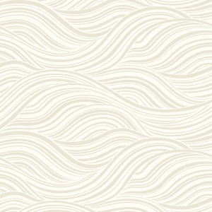 Melody Waves Metallic Charcoal & Black Wallpaper
