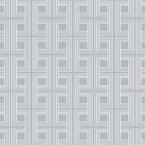 Interlocking Squares Cork Wallpaper