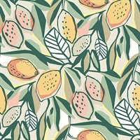 Meyer Peach Citrus Wallpaper