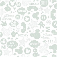 Mickey Mouse Icons P & S Wallpaper