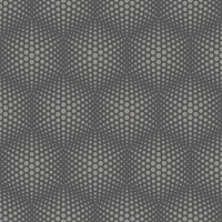 Milo Dark Grey Bubble Geometric Wallpaper