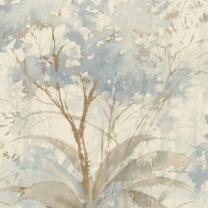 Mistwood Blue Forest Wallpaper