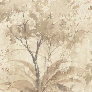 Mistwood Blue Forest Wallpaper