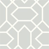 Modern Geometric Lt Grey Peel & Stick Wallpaper