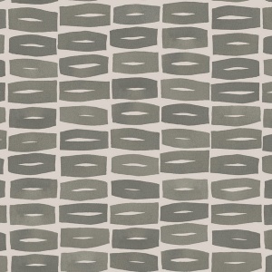 Modernist Motif Terracotta Wallpaper