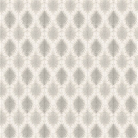 Mombi Grey Diamond Shibori Wallpaper