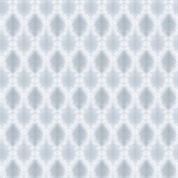 Mombi Light Blue Diamond Shibori Wallpaper