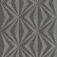 Monge Charcoal Geometric Wallpaper