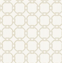 Monte Carlo Off-White Links Wallpaper