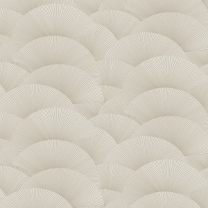 Morning Shell Cream & Gold Wallpaper