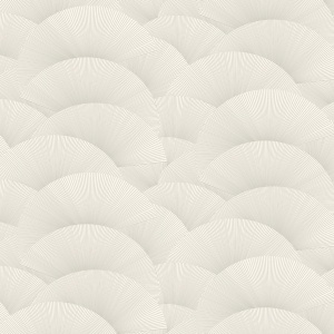Morning Shell Cream & Gold Wallpaper