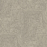 Mortenson Taupe Geometric Wallpaper by Scott Living