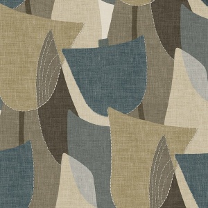 Mosley Tulips Pebble Wallpaper