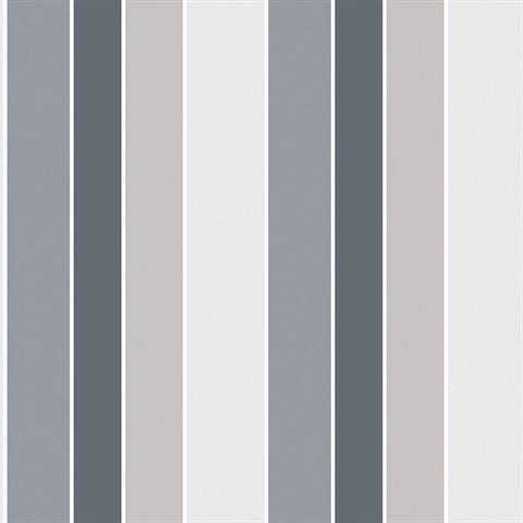 Muted Striped Wallpaper