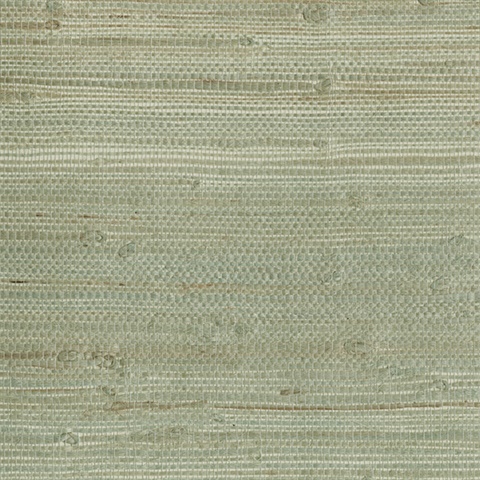 Myogen Golden Green Grasscloth Wallpaper