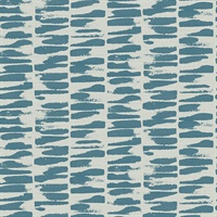 Myrtle Sea Green Abstract Stripe Wallpaper