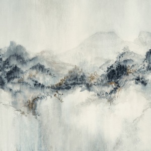 Mystic Overlook Blue Wall Mural