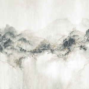 Mystic Overlook Blue Wall Mural