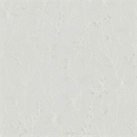 Nami Light Grey Floral Wallpaper