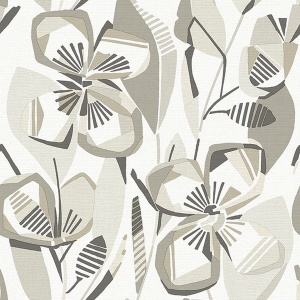 Nathalie Coral Abstract Blooms Wallpaper